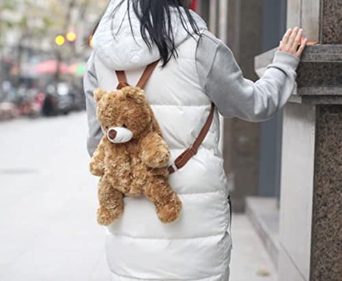 XMiniLife Cute Plush Animal Teddy Bear Rabbit Backpack Bunny Backpack with Adjustable Straps