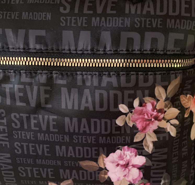 Steve Madden BPACK Backpack (BLACK LOGO FLORAL)