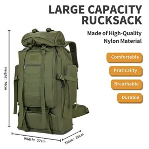 TianYaOutDoor Military Tactical Backpack for Men Large Army Rucksack molle bag Hiking Daypack for Outdoor Traveling Camping