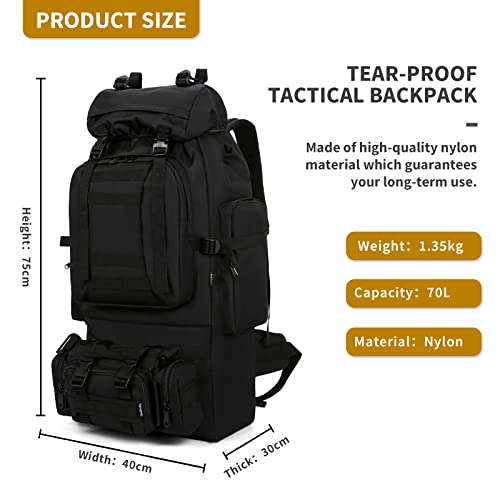 Tianya Outdoor Military Tactical Backpack Molle Assault Bag Mountaineering Backpack Outdoor Sports Backpack