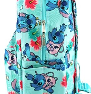 Wondapop Disney Lilo & Stitch 17 Inch Deluxe Backpack with Laptop Compartment (Aqua)