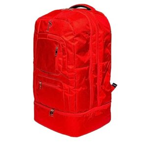 sole premise laptop shoe carry-on luggage travel multi-functional sneaker backpack bag for men & women red