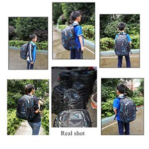 EKUIZAI 3PCS Camo Print Elementary Kids Backpack Primary School Student Daypack Outdoor BookBag with Lunch Box