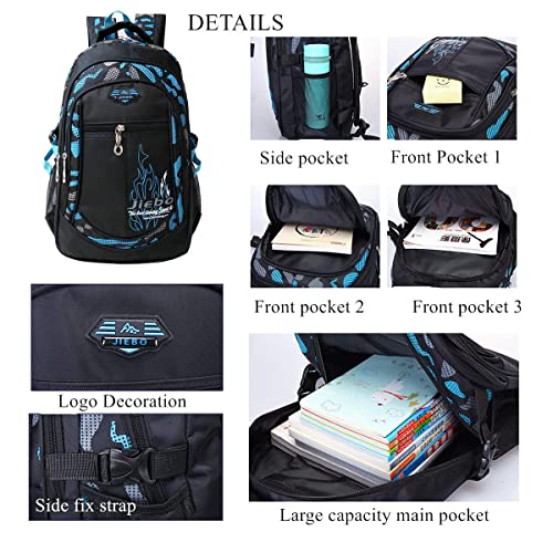 EKUIZAI 3PCS Camo Print Elementary Kids Backpack Primary School Student Daypack Outdoor BookBag with Lunch Box