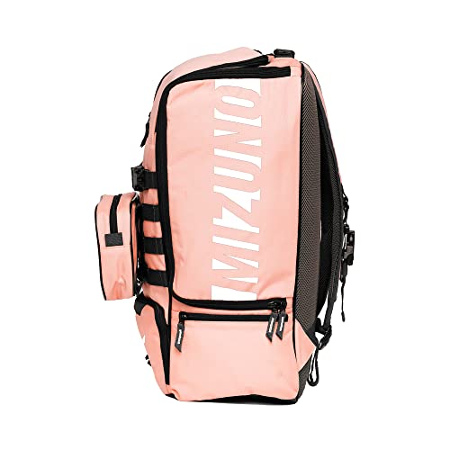 Mizuno Utility Backpack, Rose Gold/White
