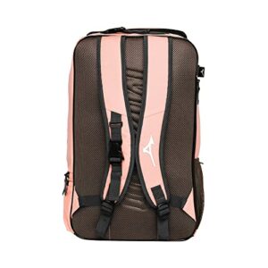 Mizuno Utility Backpack, Rose Gold/White