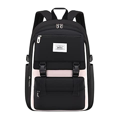 LANSHIYA Kids Backpack Solid Color Girls Elementary Middle School Casual Daypack Lightweight Bookbag for Teens Travel Bag