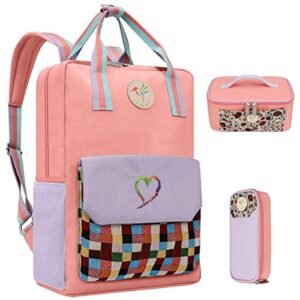 cuibird kids backpack school backpack, toddler kids' backpack set for boys girls kids teenage preschool bookbag with lunch bag&pencil bag