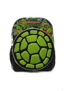 ruz 16" inch hard shell ninja turtle school travel utility backpack
