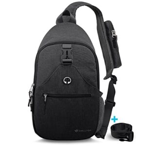 kellyon sling bag crossbody sling backpack travel hiking casual daypack chest bag for men women