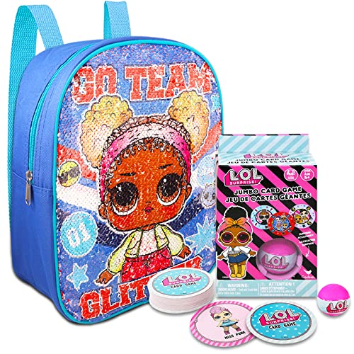 LOL Doll Gift Set for Girls - LOL Gift Bundle with Mini 12" LOL Doll Backpack and LOL Doll Card Game with Accessory | LOL Doll Gifts for Girls 5-7