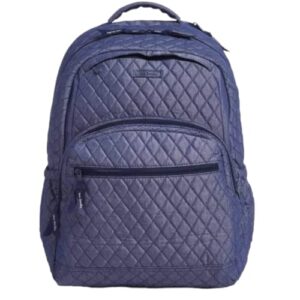 vera bradley essential large backpack (moonlight navy)