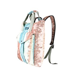 kavu buckroe rucksack travel bag hiking travel backpack - rio tie dye