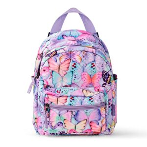 Choco Mocha Butterfly Small Backpack for Girls and Women Teen, Kids Mini Backpack Purse Cute Little Girls Backpack School Travel Bookbag