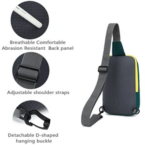 JEBATOXI UltraLight Crossbody Sling Backpack Sling Bag Travel Hiking Chest Bag Daypack