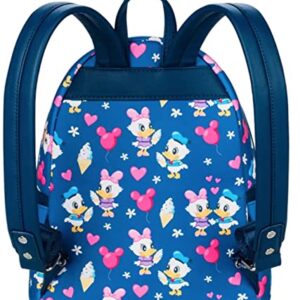 Loungefly - Disney - Donald Duck and Daisy Duck - Balloons and Ice Cream - Fashion Mini Backpack