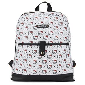 fast forward hello kitty allover leather backpack - girls, boys, teens, adults - officially licensed hello kitty faux leather 14 inch backpack (white)