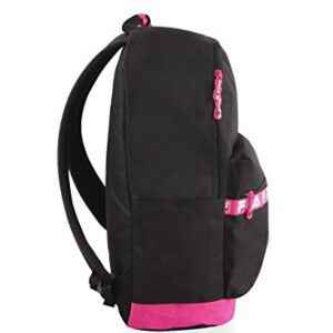 Fila Lucia 2pc Backpack, Black Fuchsia, One Size