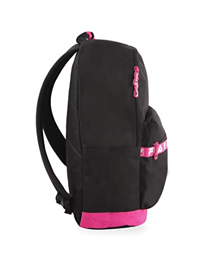 Fila Lucia 2pc Backpack, Black Fuchsia, One Size