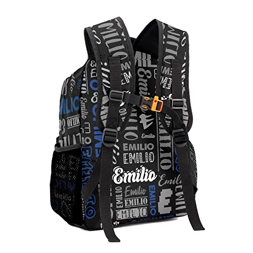 ZAACUSTOM Custom Backpack School Bag for Girls Boys Kids, Personalized Bookbag with Name, Customize Elementary Book Bag Back Pack, Fashion, Waterproof, Adjustable Shoulder Straps, 1 Pack