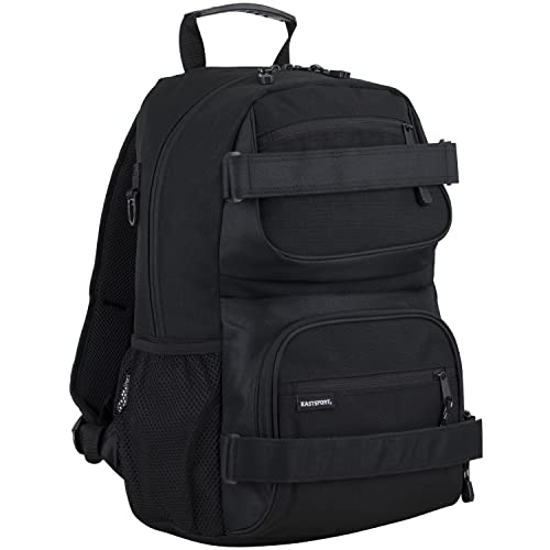 Eastsport New Double Strap Skater Multipurpose Backpack, Black