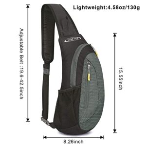 G4Free Sling Bags Men Small Chest Sling Backpack+RFID Sling Bag Crossbody Sling Backpack for Men Women Hiking Outdoor