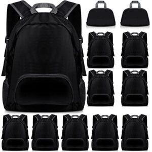dunzy 12 pack backpack bulk 20l foldable backpacks basic back packs for travel camping