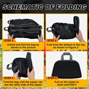 Dunzy 12 Pack Backpack Bulk 20l Foldable Backpacks Basic Back Packs for Travel Camping