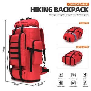 BNMJVJL 100L Camping Hiking Military Tactical Backpack Outdoor Climbing Sport Bags for Camping,Backpacking