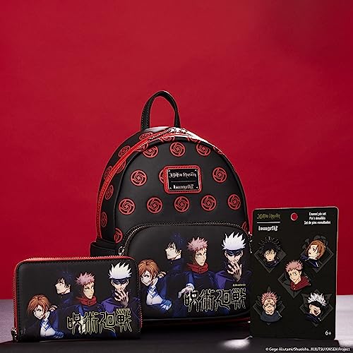 Loungefly Anime: Jujutsu Kaisen 'Year One Class' Mini-Backpack, Amazon Exclusive