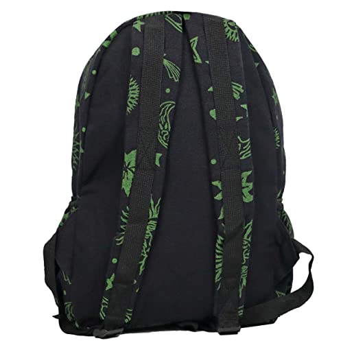 Dominion Bags Sun Moon Planets and Stars Celestial Multipurpose Backpack (Black-Green)