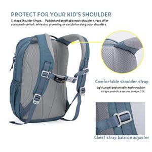 MOUNTAINTOP Kids Backpack for Boys Girls Kindergarten Preschool Water-resistant Children Backpacks, Blue