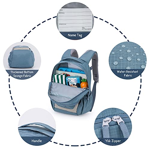 MOUNTAINTOP Kids Backpack for Boys Girls Kindergarten Preschool Water-resistant Children Backpacks, Blue