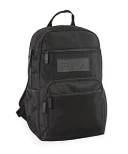 fila vermont 2 laptop backpack, black/grey, one size