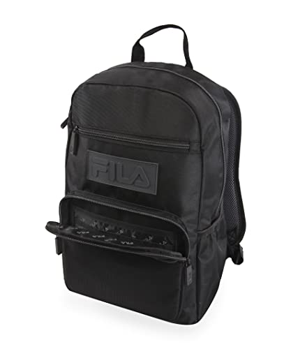 Fila Vermont 2 Laptop Backpack, Black/Grey, One Size