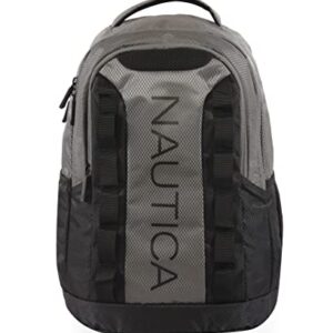 Nautica Armada Laptop Backpack, Grey/Black, One Size