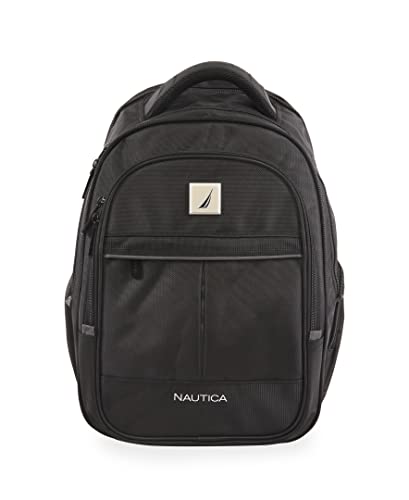 Nautica Ensign Business Backpack, Black, One Size