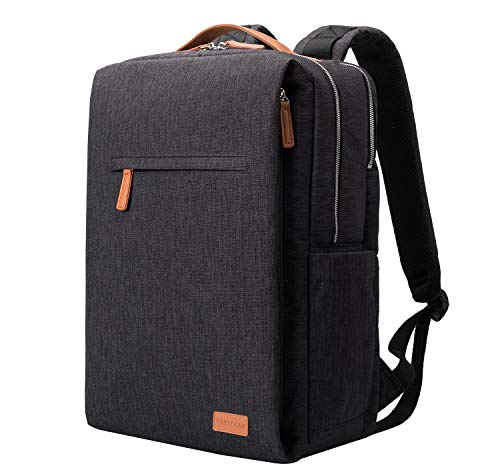 NOBLEMAN Men's Backpack, Laptop Backpack, Waterproof travel Backpack,Daypack, USB (Black) with Organizer case bag