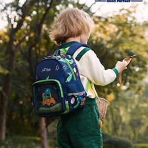 Tanou Toddler Backpack for Boys, 11 Inch Ultra-light Kids Small Backpacks, 2023 Cute Toddler Bag for Preschool Day Care, Dinosaur