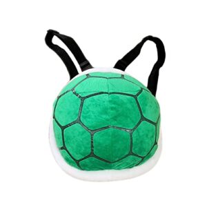 wyike casual animal backpack turtle shell backpack cartoon plush small backpack (green)