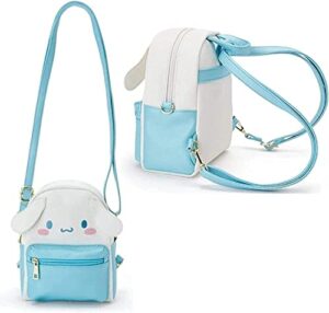 tumpety anime doll cosplay light blue bag kawaii mini backpack cute cosplay backpack girl doll handbag (blue)