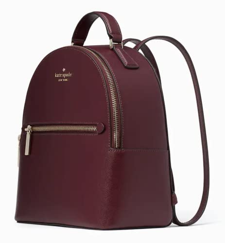 Kate Spade New York saffiano leather Perry Small Backpack (Deep Berry)