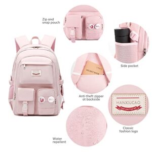 HANXIUCAO Laptop Backpacks, 15.6 Inch Backpacks for Girls Anti Theft Travel Casual Daypack Bookbags for Teens Women College High School Students