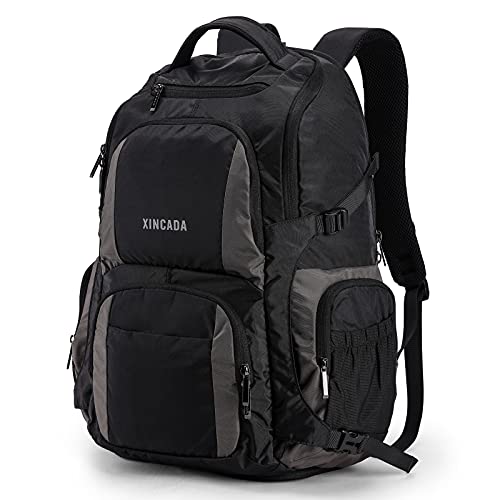 XINCADA Travel Laptop Backpack for Men Carry on Backpack Extra Large Backpacks with Shoe Compartment Business Hiking Daypack
