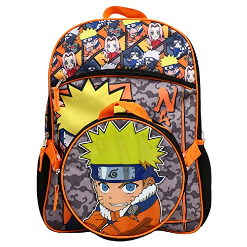 Bioworld Naruto Characters Youth Lunch Tote & Backpack