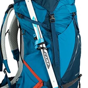 Osprey Atmos AG LT 65L Men's Backpacking Backpack, Night Shift/Scoria Blue, L/XL