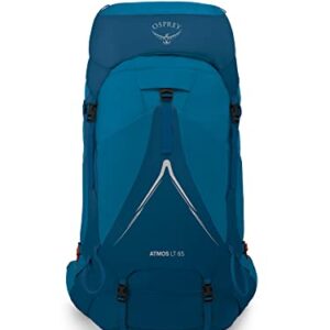 Osprey Atmos AG LT 65L Men's Backpacking Backpack, Night Shift/Scoria Blue, L/XL