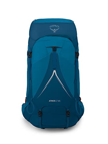 Osprey Atmos AG LT 65L Men's Backpacking Backpack, Night Shift/Scoria Blue, L/XL