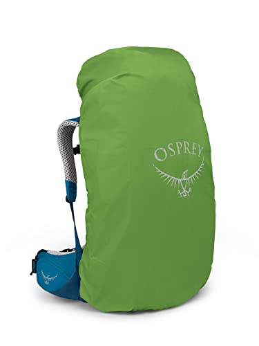 Osprey Atmos AG LT 65L Men's Backpacking Backpack, Night Shift/Scoria Blue, L/XL