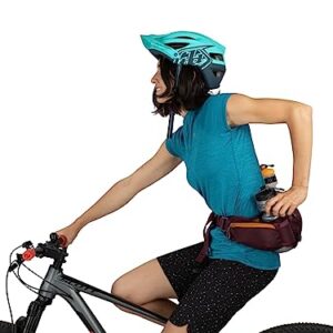 Osprey Savu 5L Unisex Biking Waist Pack, Aprium Purple, One Size